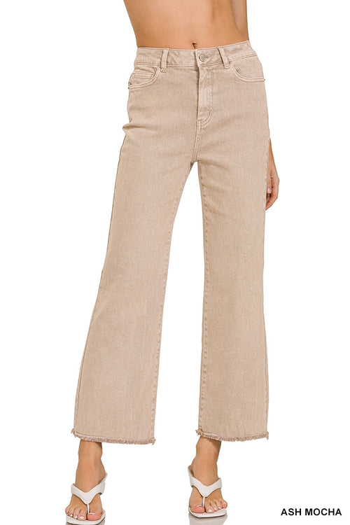 The Terrance Frayed Boot Cut Pants
