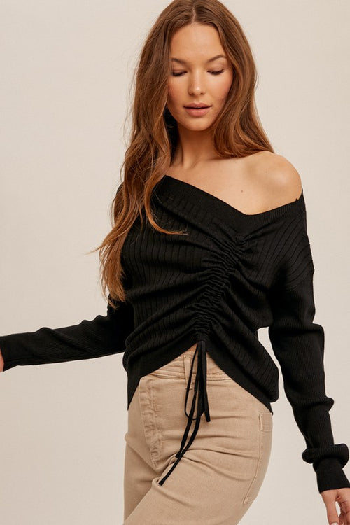 The Asymmetrical Sweater Top