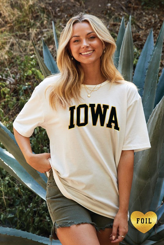 The Iowa Foil Print T Shirt