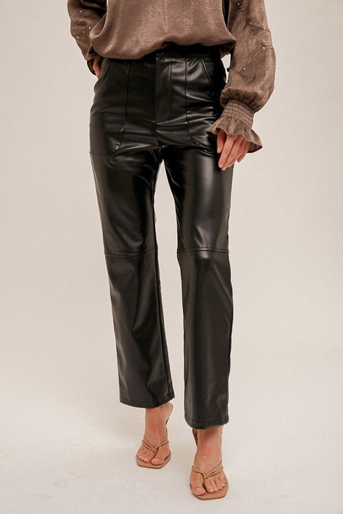 The Black Leather Pants